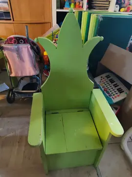 fauteuil coffre à jouet