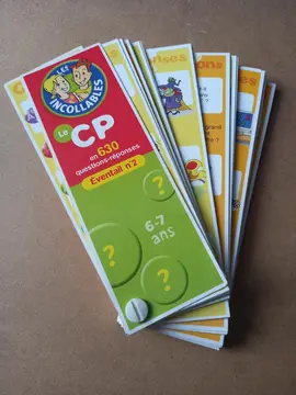 Jeu quizz Les incollables CP n°2