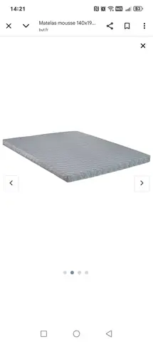 matelas 140x190 10 cm x2