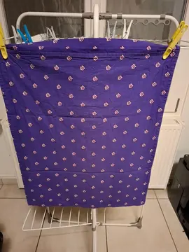 taie oreiller rectangulaire couleur violet