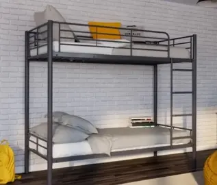 lit superposé 2 x 90/190 métallique.