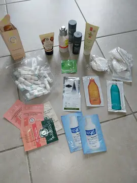 échantillons de beauté/entretien