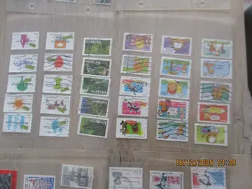30 timbres oblitérés France