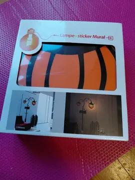 lampe stiker mural