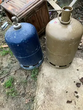 bouteille de gaz vide