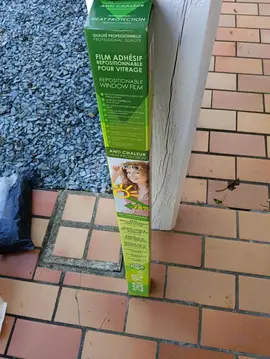 chute de film pour vitre