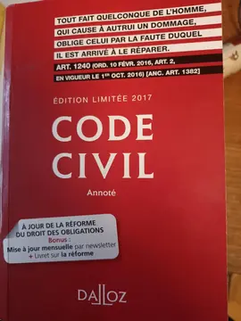 code civil 2017