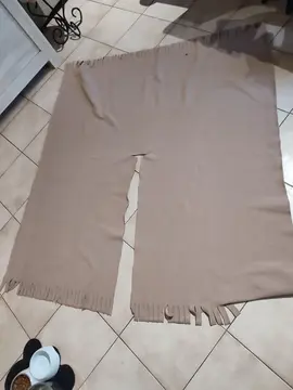 plaid transformer en châle