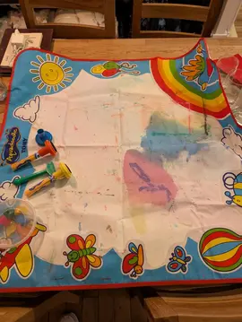 tapis éveil aquadoodle tomy et pastels secs peppa pig