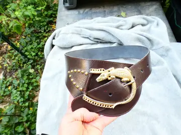 ceinture vintage en cuir