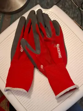 Gants en caoutchouc taille 8