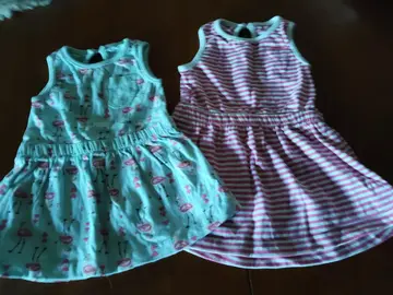 2 robes BB fille 3 mois