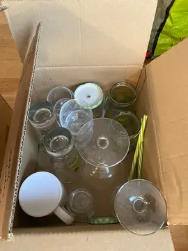 Verres, bols, accessoires de cuisine