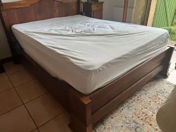 lit en noyer 140x190