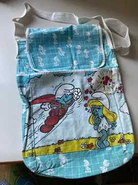 Sac besace Schtroumpfs vintage