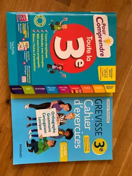 lot de livre cahier d’exercices de 3eme neuf