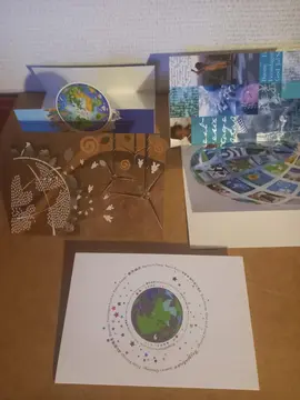 Lot 5 cartes de vœux unicef avec enveloppes