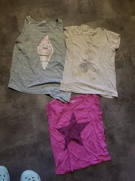 trois tee-shirt 10ans