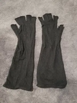 Gants mitaines noires mixte homme ou femme