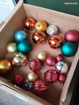 boules de Noël vintage