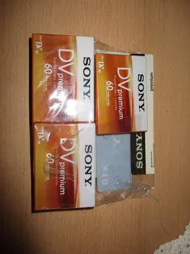 Lot de cassettes SONY pour caméoscope