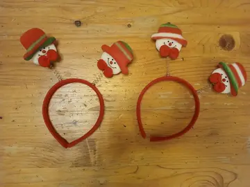 diadème bonhomme de neige