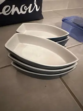 Lot de bol forme bateau