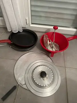 Lot de poêle, couvercle