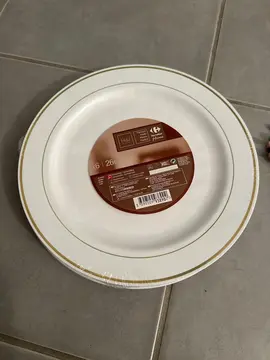 Lot de 6 assiettes en plastique + 5 même