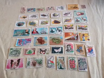 Lot de timbres de Madagascar