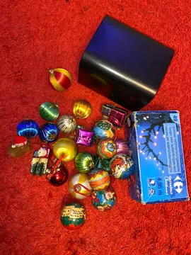 décoration et lumières de Noël