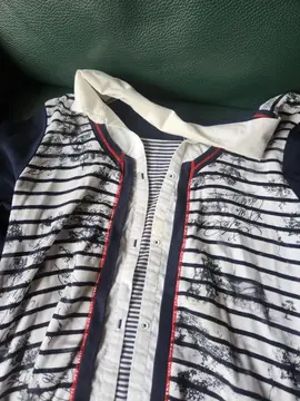 Tee shirt femme rayé thème marinière taille 44