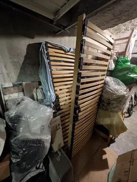 Sommier à lattes 140 x 160 (en 2 parties)