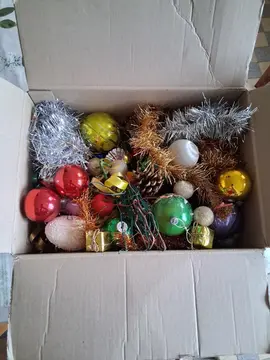 guirlande et boule de noel