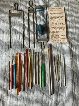 ensemble de crochets à ouvrages manuels