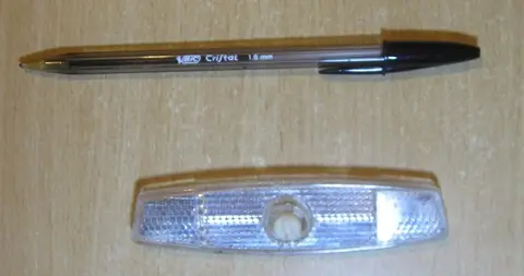 Plastique rétro-réfléchissant Blanc pour roue de vélo