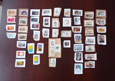 Lot de timbres oblitérés