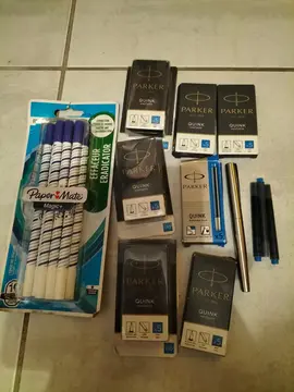 stylo plume Parker cartouches et effaceurs