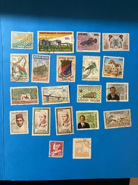 timbres du monde - lot 20.5