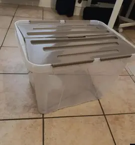 Grande boîte plastique rangement