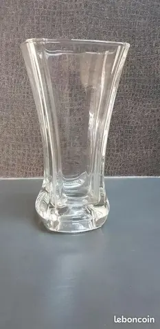 Vase en verre