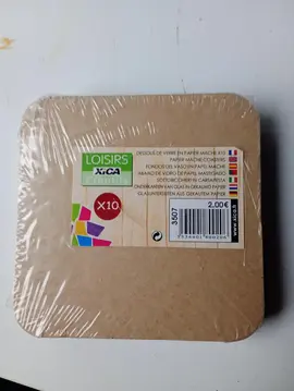 dessous de verre à customiser