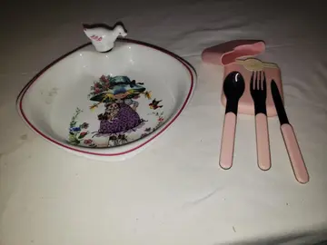 assiette bébé porcelaine