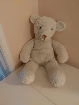 grand nounours blanc