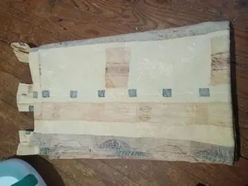 donne grand double rideaux