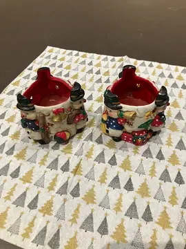 Deux photophores de Noël