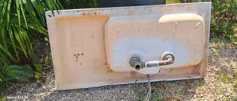 évier type porcelaine