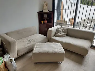 méridienne x2 + pouf