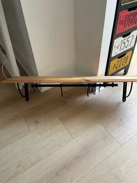 Étagère murale crochets