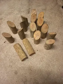 Jeu de Mölkky prêt à peindre et vernir